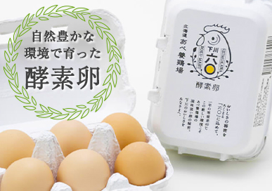 北海道こだわりの酵素卵